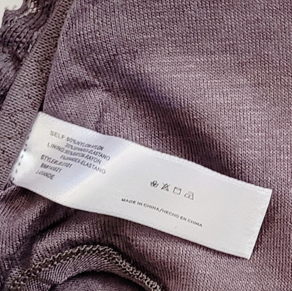 LaceCharcoalBralette - Picture 6 of 8